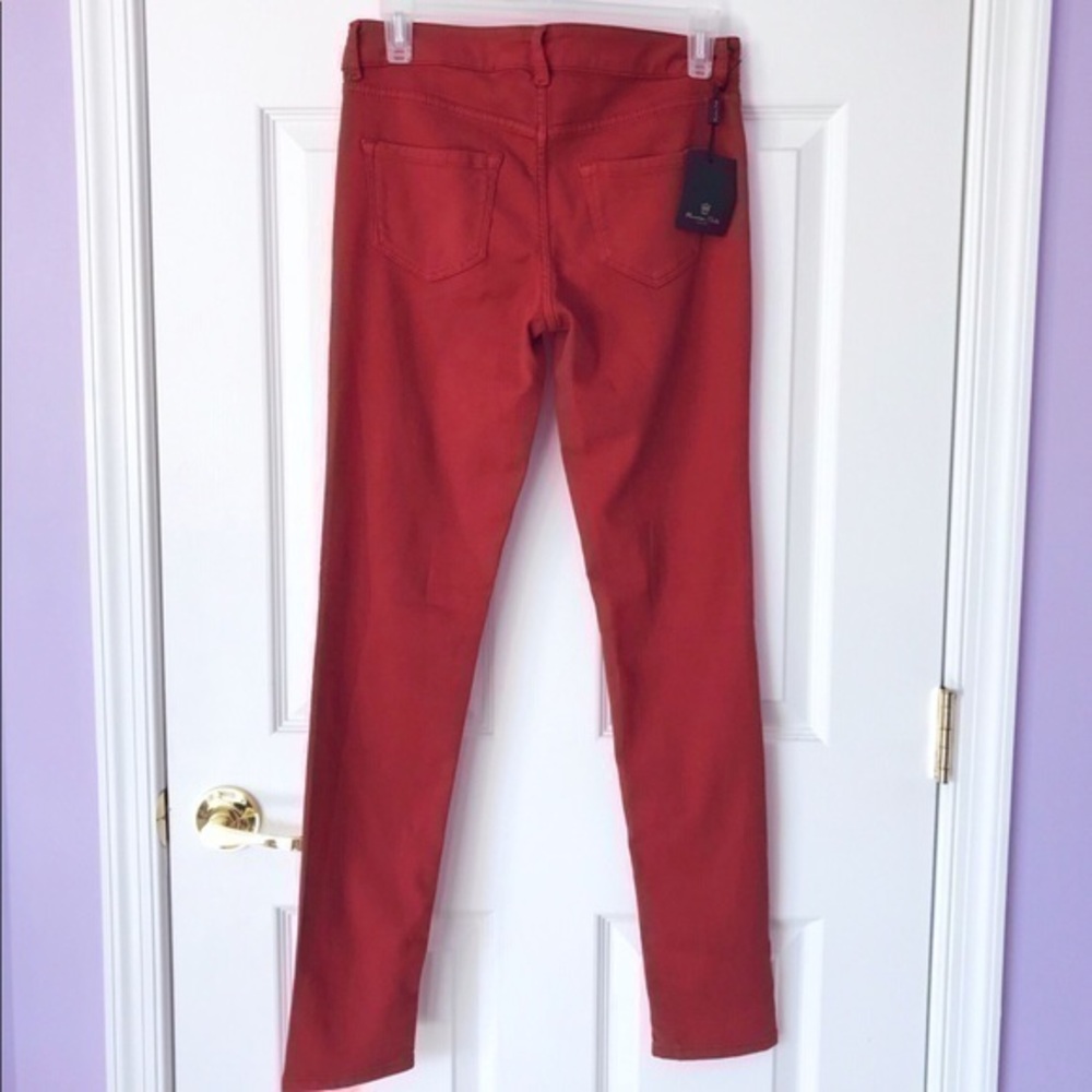 Mossimo Dutti Brunt Orange skinny Denim